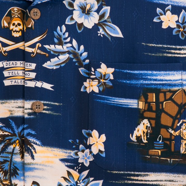 Pirates of the Caribbean Silk Shirt for Men by Tommy Bahama, Disney Store