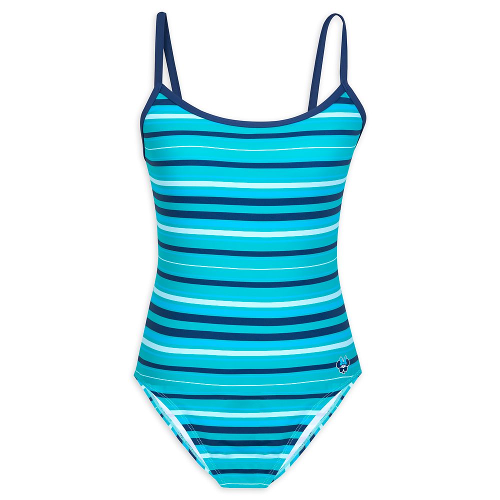 Minnie Mouse Striped Swimsuit for Women