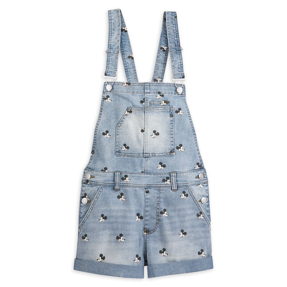 Mickey Mouse Overall Shorts for Juniors 