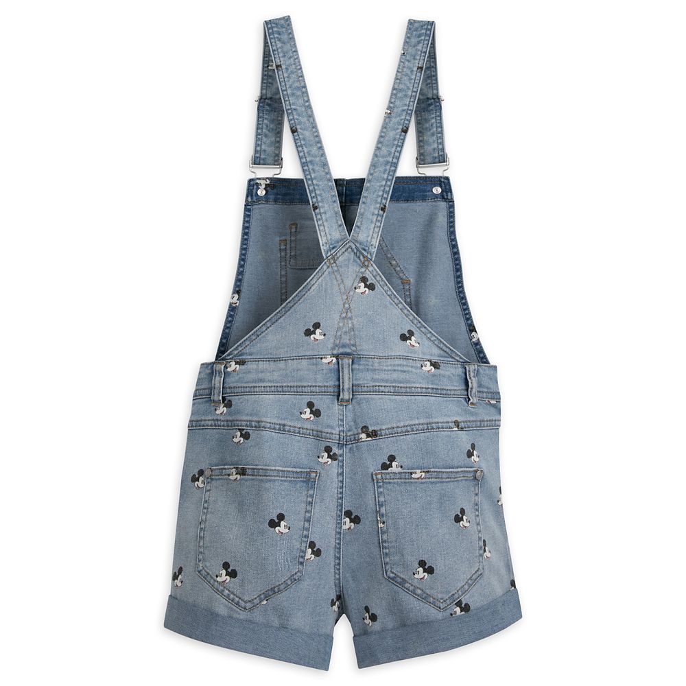 denim short overalls for juniors