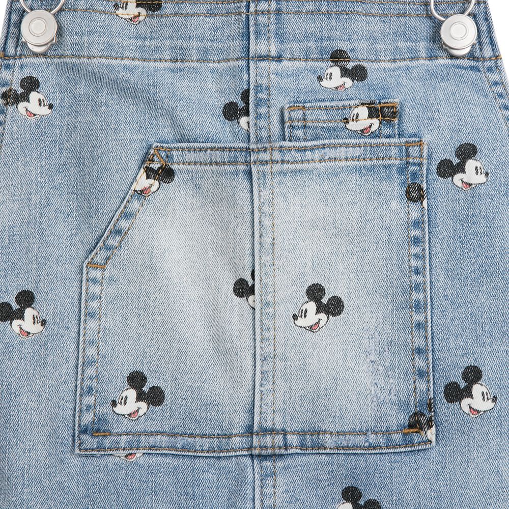 Mickey Mouse Overall Shorts for Juniors