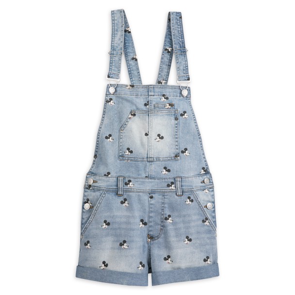 Mickey Mouse Overall Shorts for Juniors