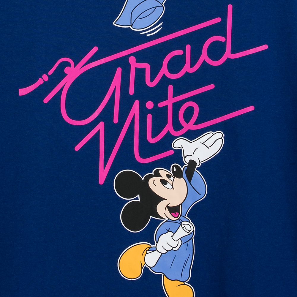 Mickey Mouse Grad Nite Ringer T-Shirt for Adults