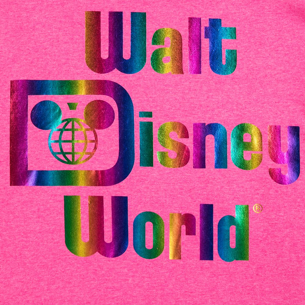 Walt Disney World Rainbow Logo T-Shirt for Adults