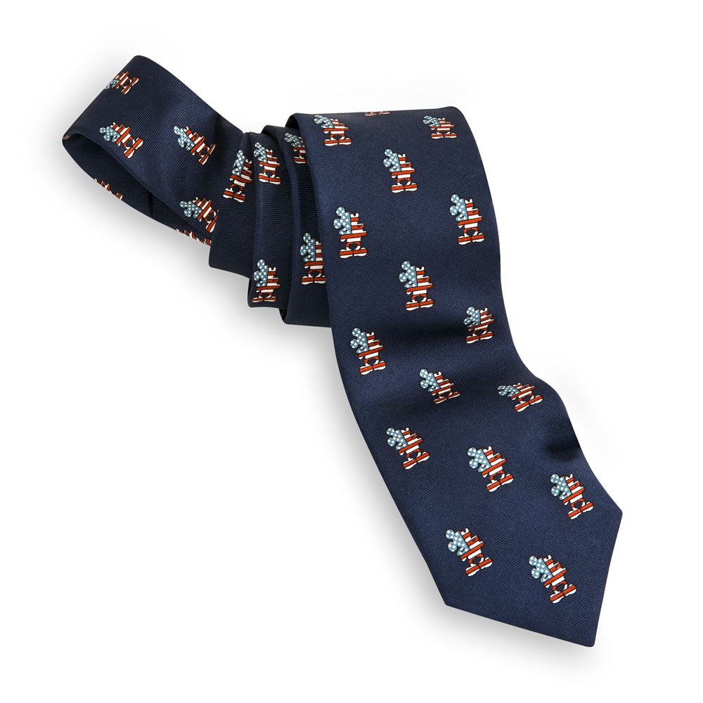 Mickey Mouse Americana Silk Tie for Adults