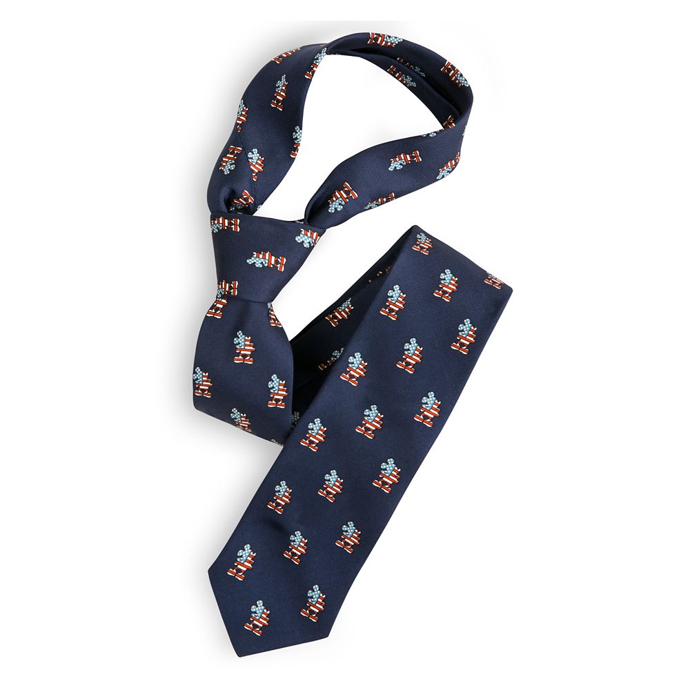 Mickey Mouse Americana Silk Tie for Adults
