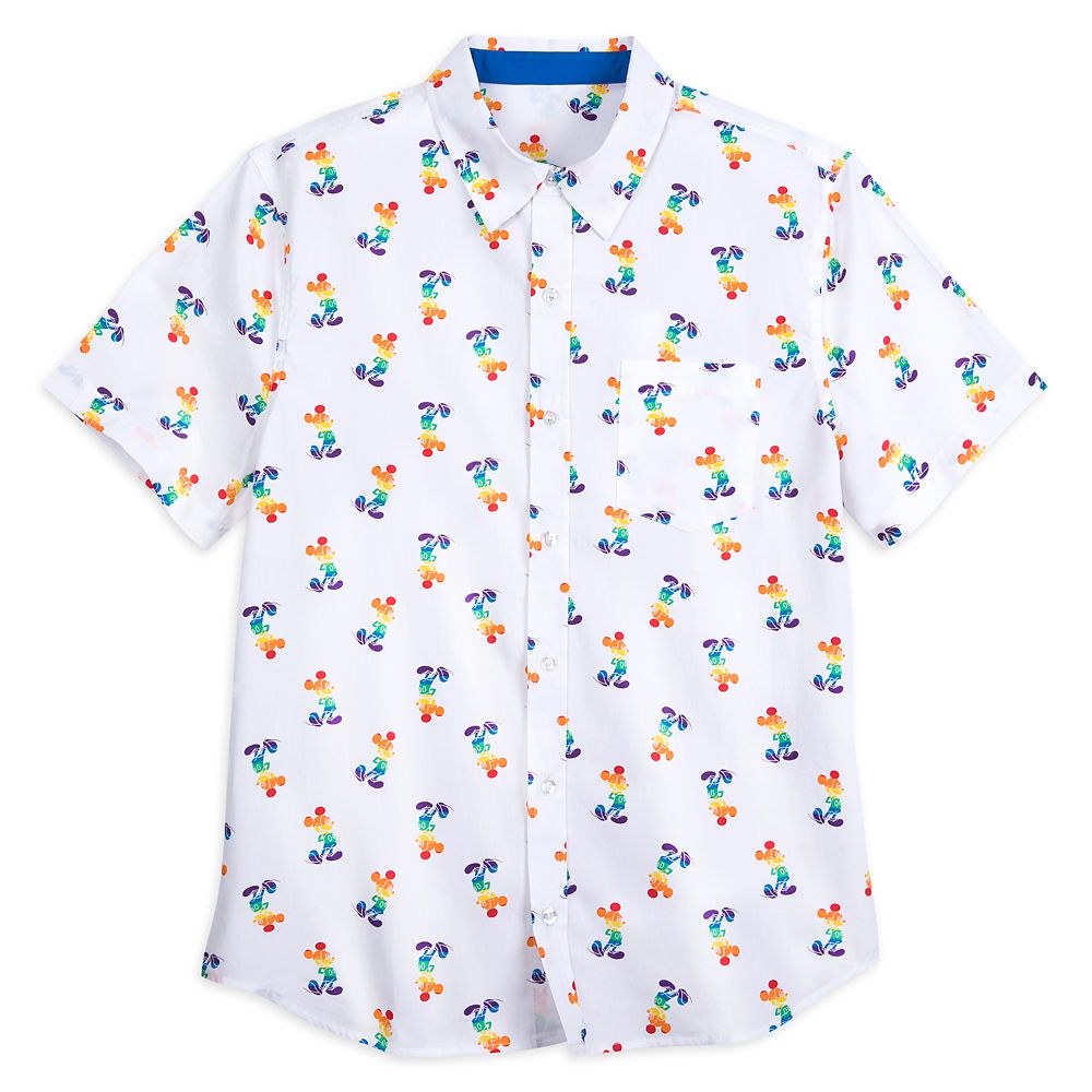 Rainbow Disney Collection Mickey Mouse Woven Shirt  Unisex  2020