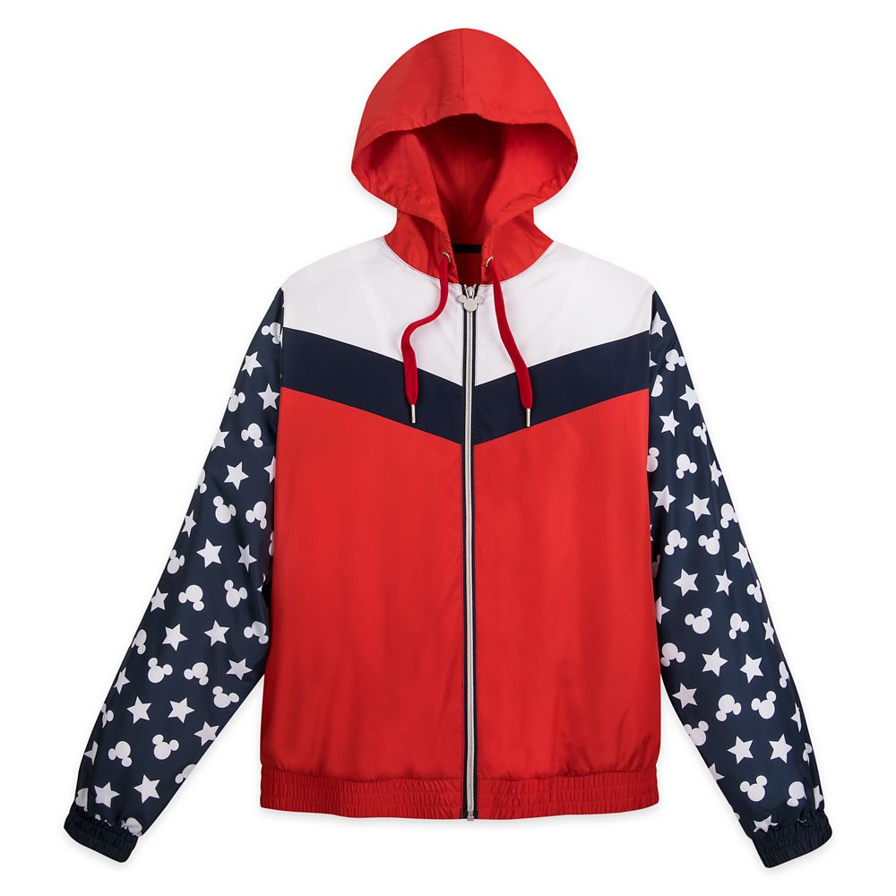 Mickey Mouse Icon Americana Windbreaker Jacket for Women