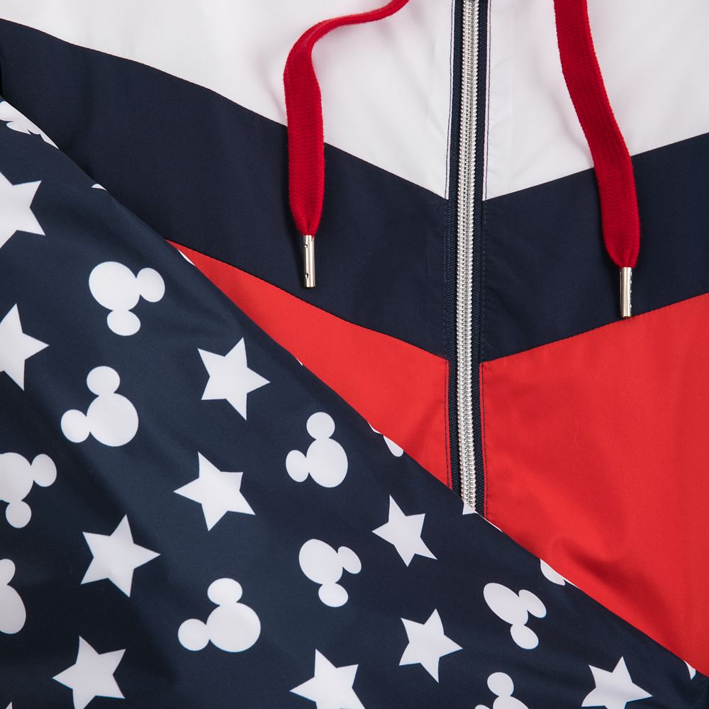 Mickey Mouse Icon Americana Windbreaker Jacket for Women