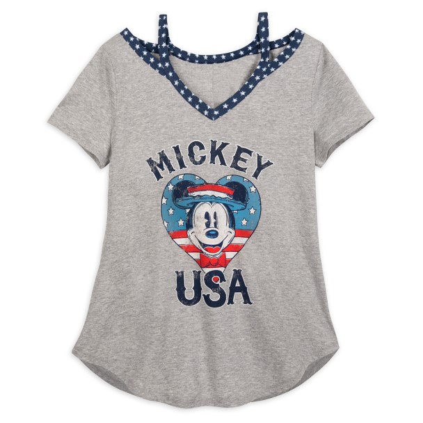 Mickey Mouse ''USA'' T-Shirt for Women