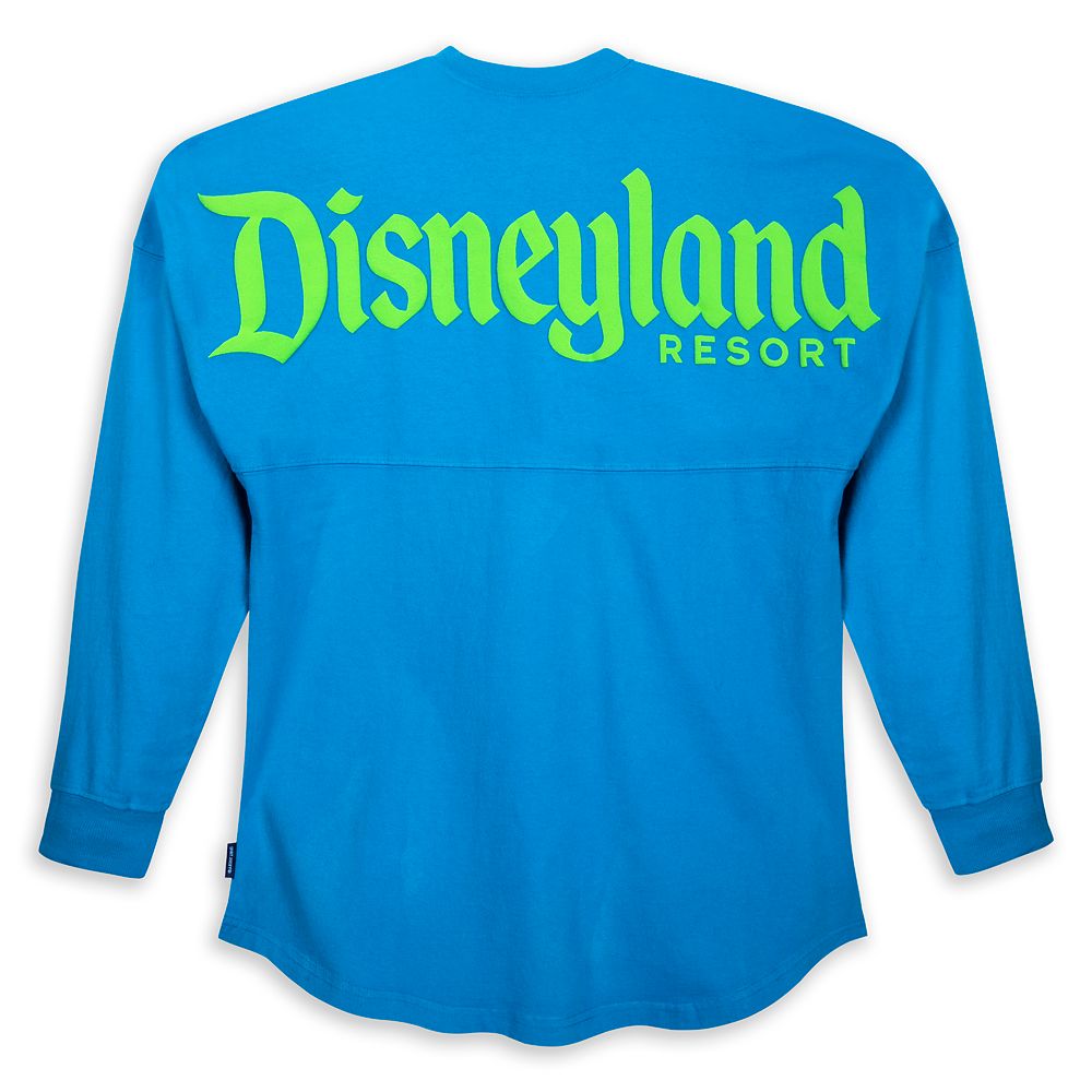 Disneyland Spirit Jersey for Adults Neon Blue available online for