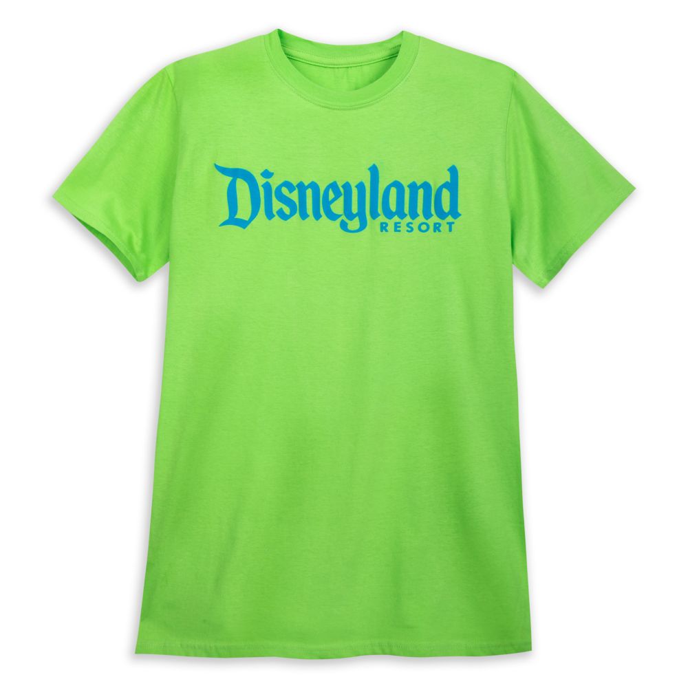 Disneyland T-Shirt for Adults &ndash; Neon Lime