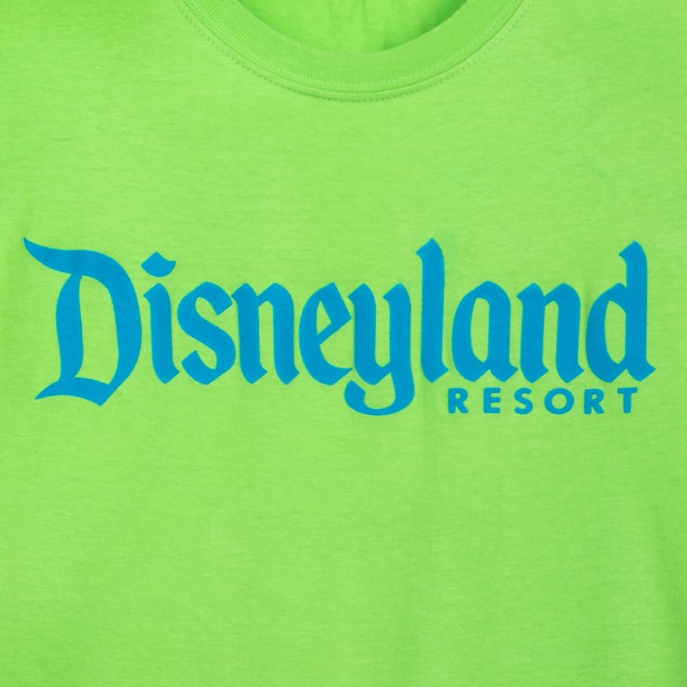 Disneyland T-Shirt for Adults &ndash; Neon Lime