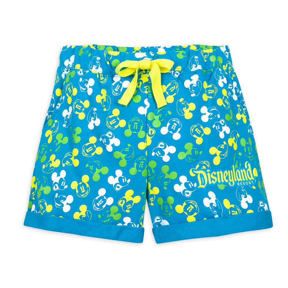 Mickey Mouse Neon Shorts for Women
