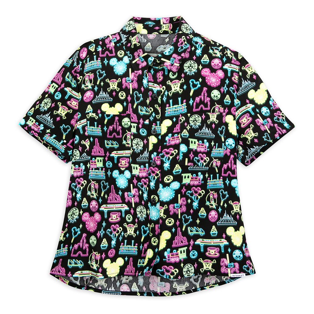 Disney Parks Neon Woven Shirt for Women by Her Universe