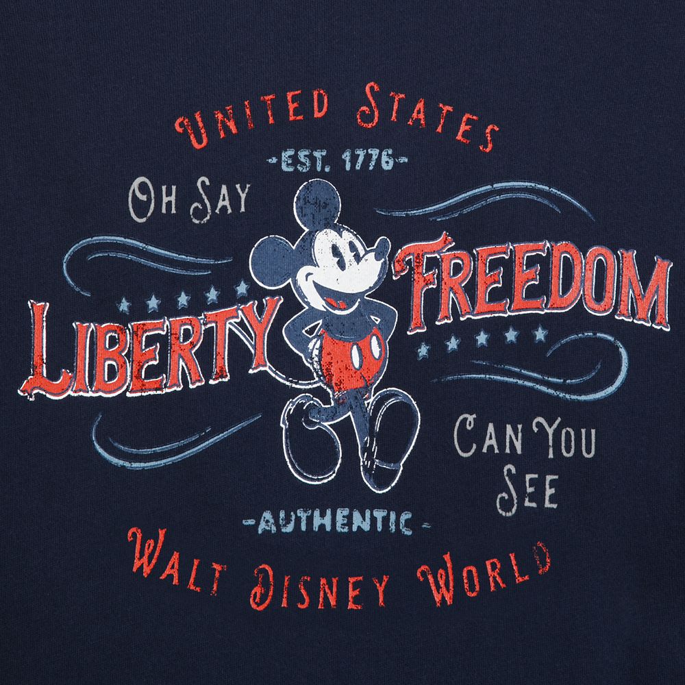 Mickey Mouse Americana Pullover Hoodie for Men – Walt Disney World