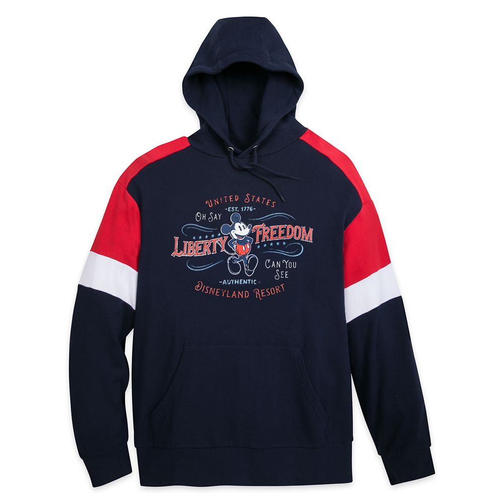 Mickey Mouse Americana Pullover Hoodie for Men – Disneyland