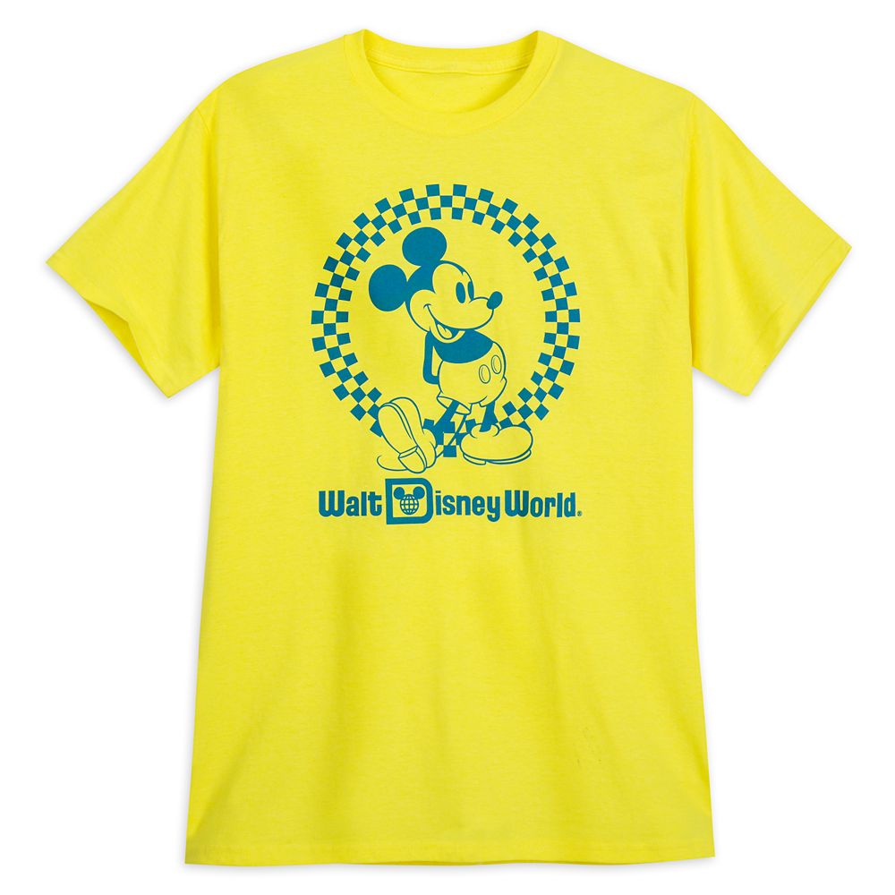 yellow disney world shirt