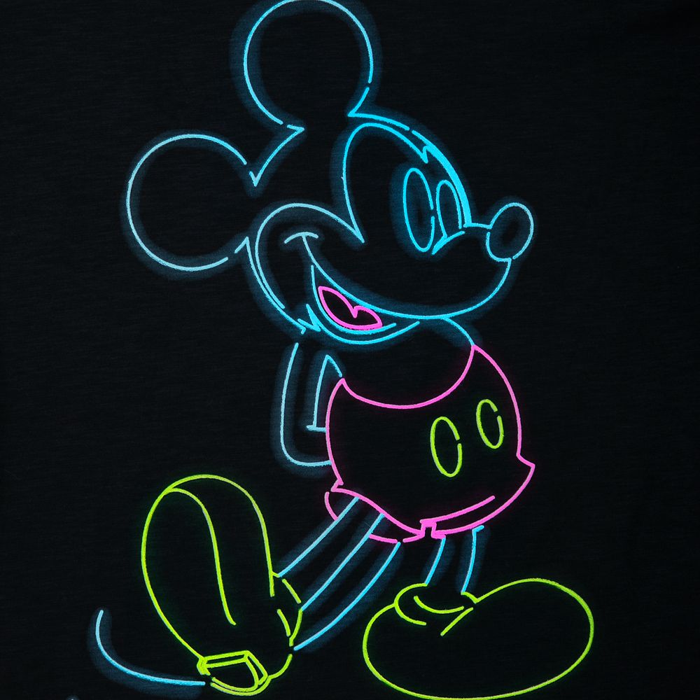 Mickey Mouse Neon T-Shirt for Adults – Walt Disney World