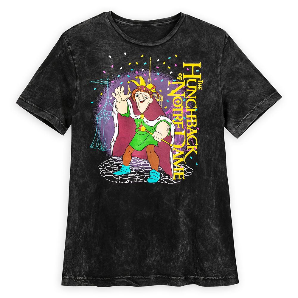 Quasimodo Acid Wash T-Shirt for Adults – The Hunchback of Notre Dame