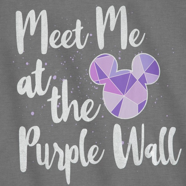 Purple Wall Long Sleeve T-Shirt for Women – Walt Disney World