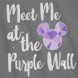 Purple Wall Long Sleeve T-Shirt for Women – Walt Disney World