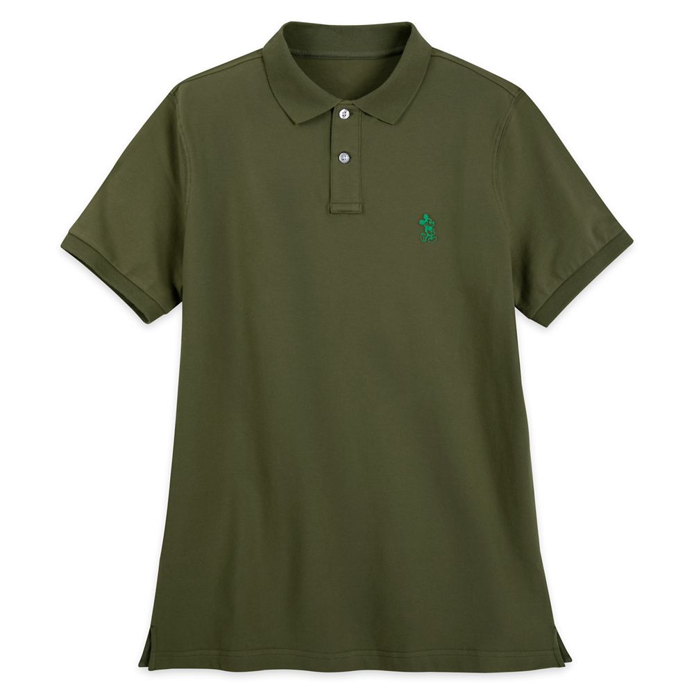 Mickey Mouse Polo Shirt for Men – Olive