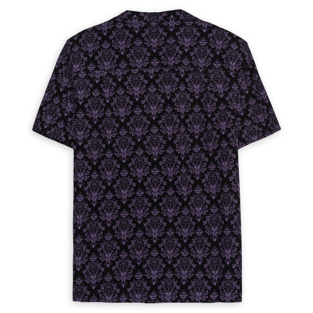The Haunted Mansion Wallpaper Woven Shirt for Men