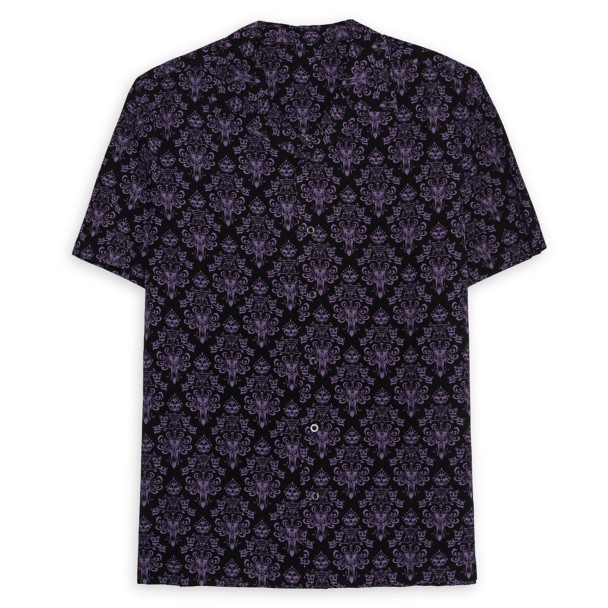 The Haunted Mansion Wallpaper Woven Shirt for Men