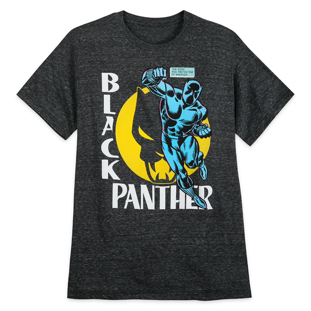 Black Panther Comic Art T-Shirt for Men