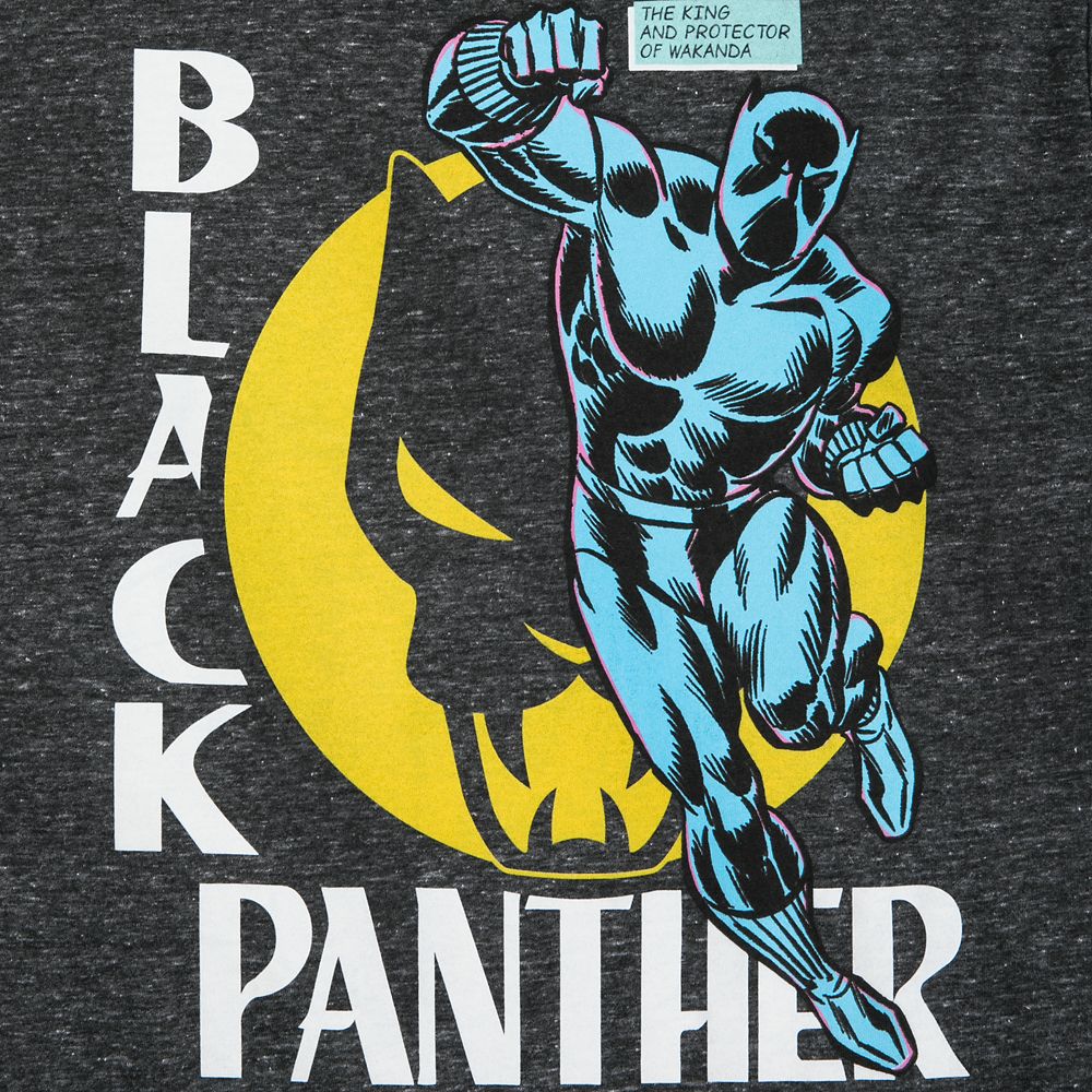 Black Panther Comic Art T-Shirt for Men