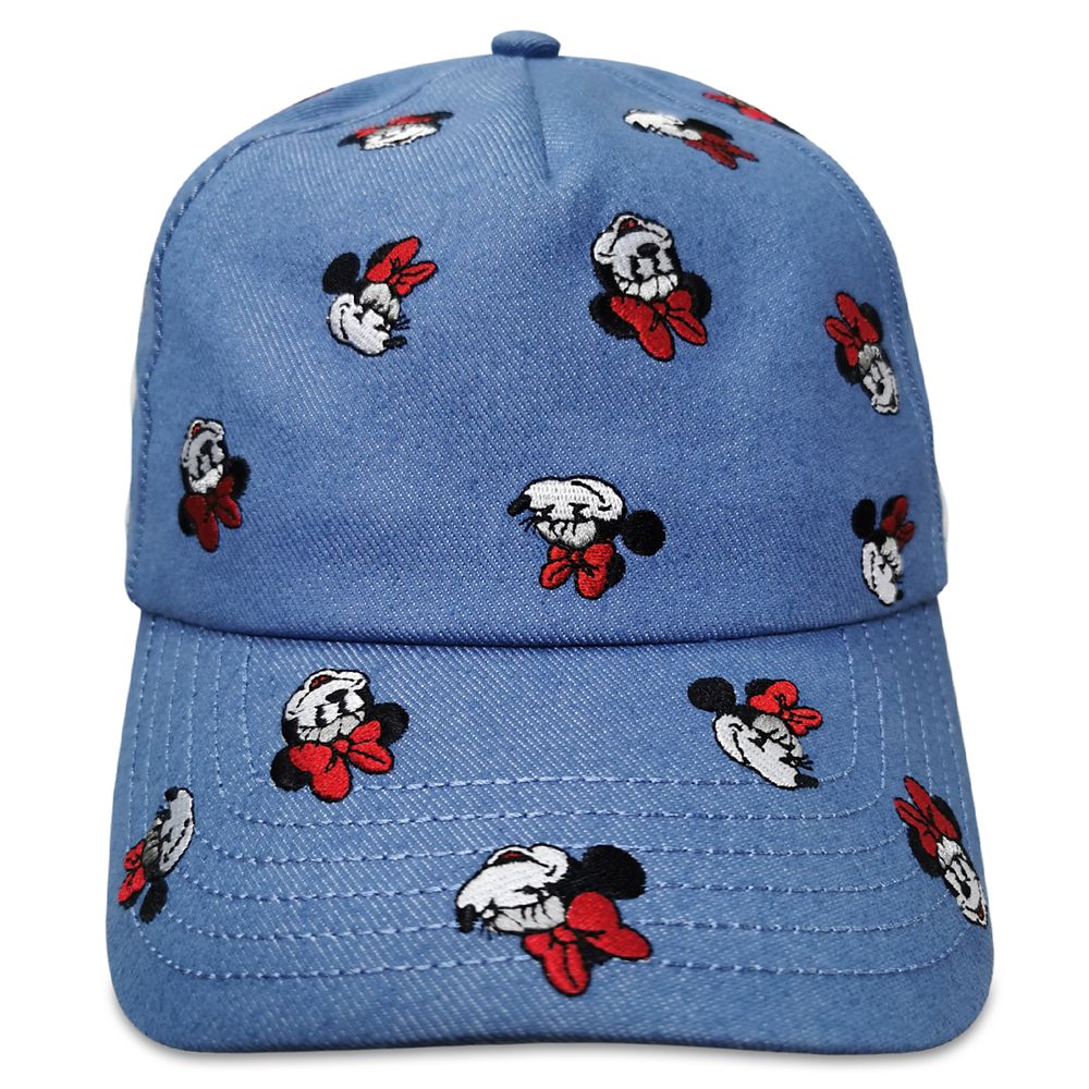 Minnie Mouse Denim Baseball Cap for Adults