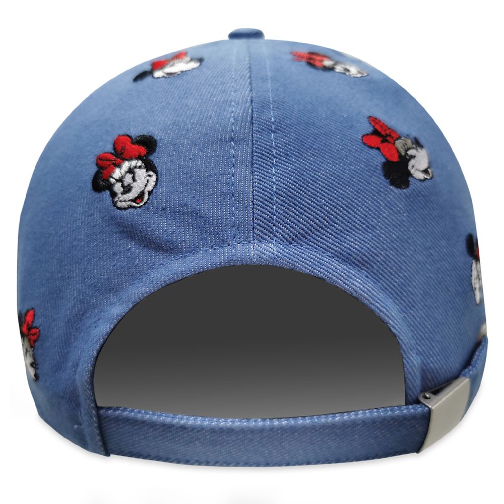 Minnie Mouse Denim Baseball Cap for Adults