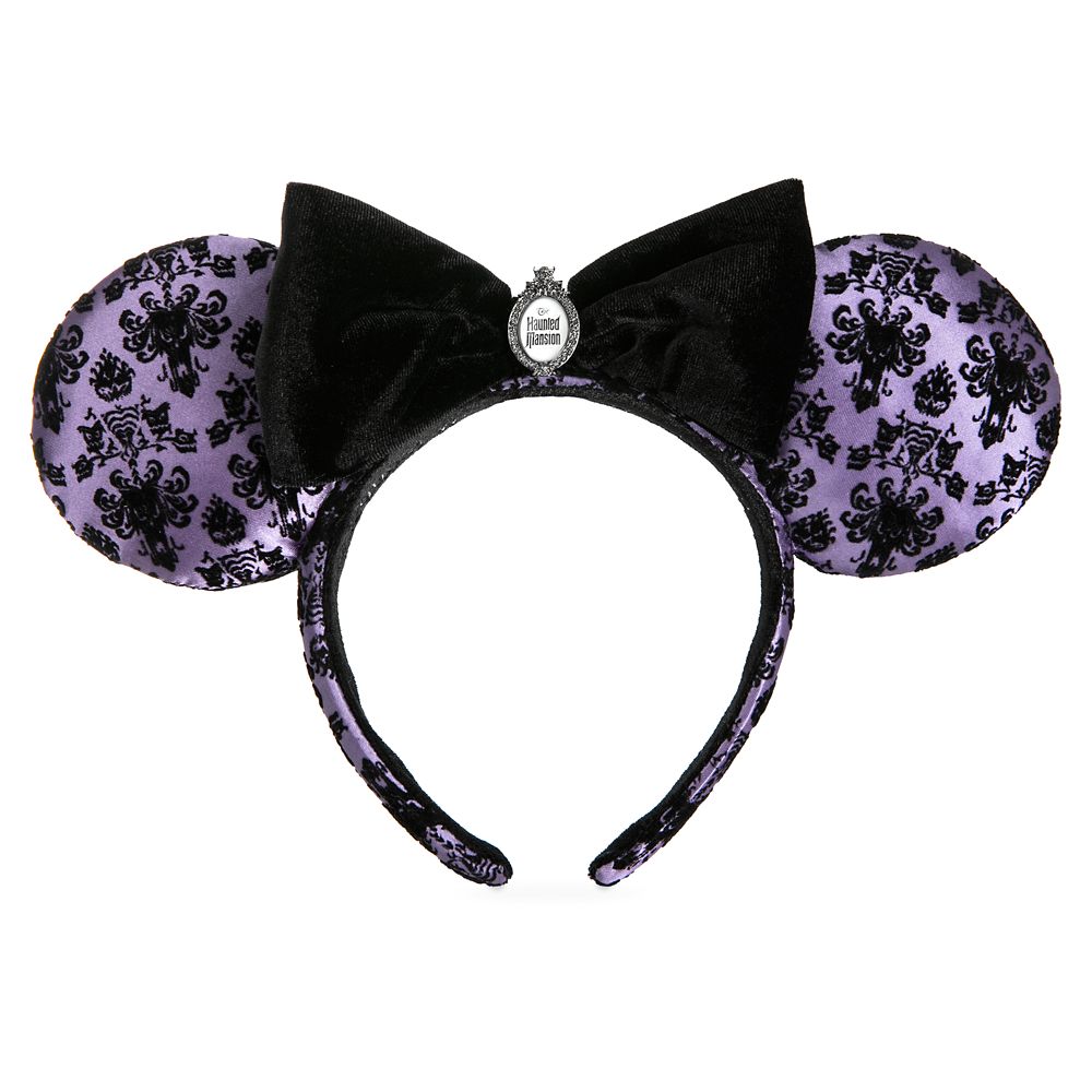 Disney Parks Minnie Ears Glow In The Dark Haunted Mansion 50th Headband Rare