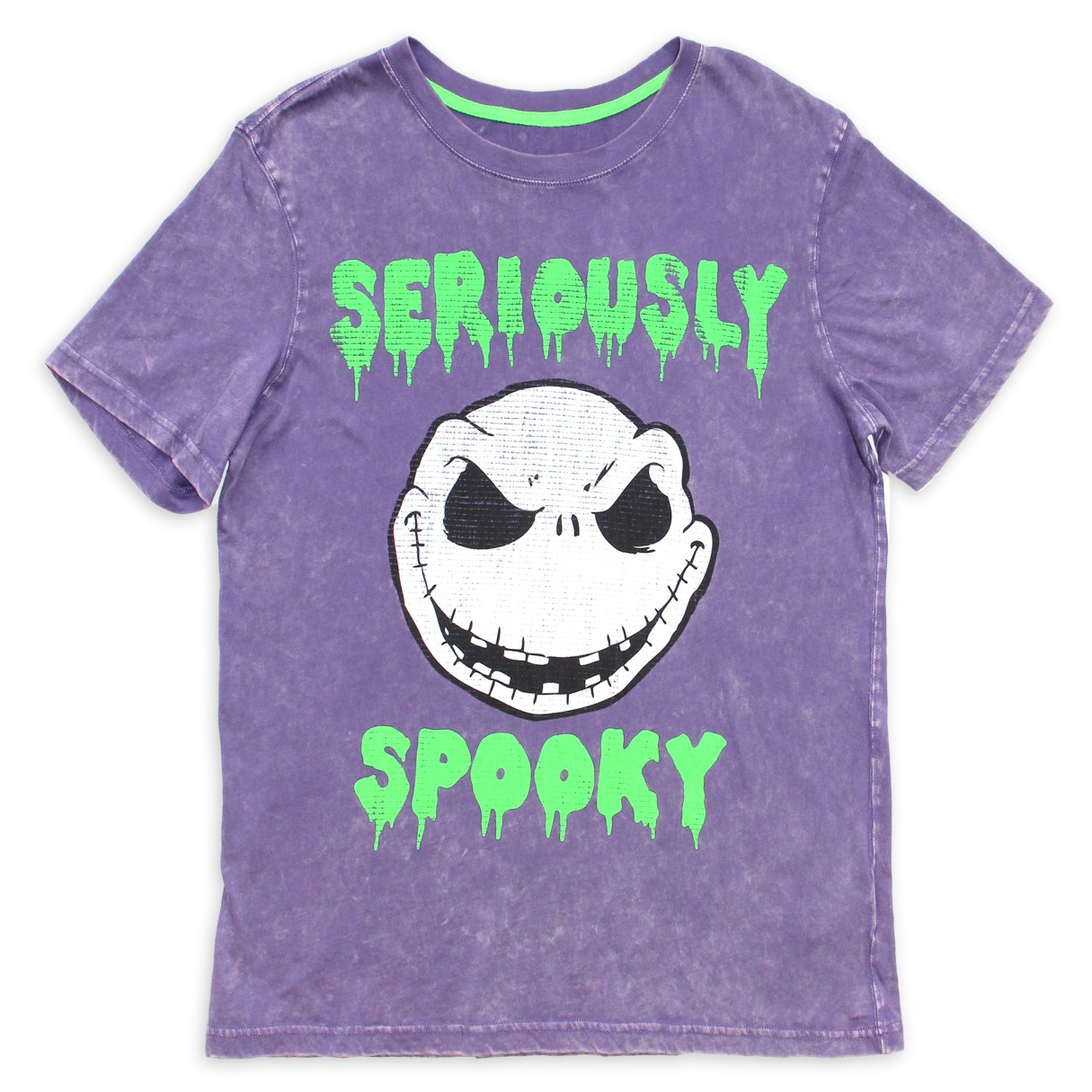 Jack Skellington Acid Wash T-Shirt for Adults