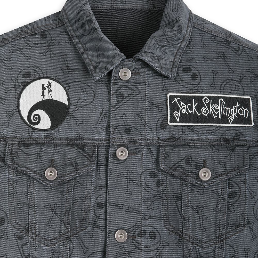 Jack Skellington Denim Jacket for Men