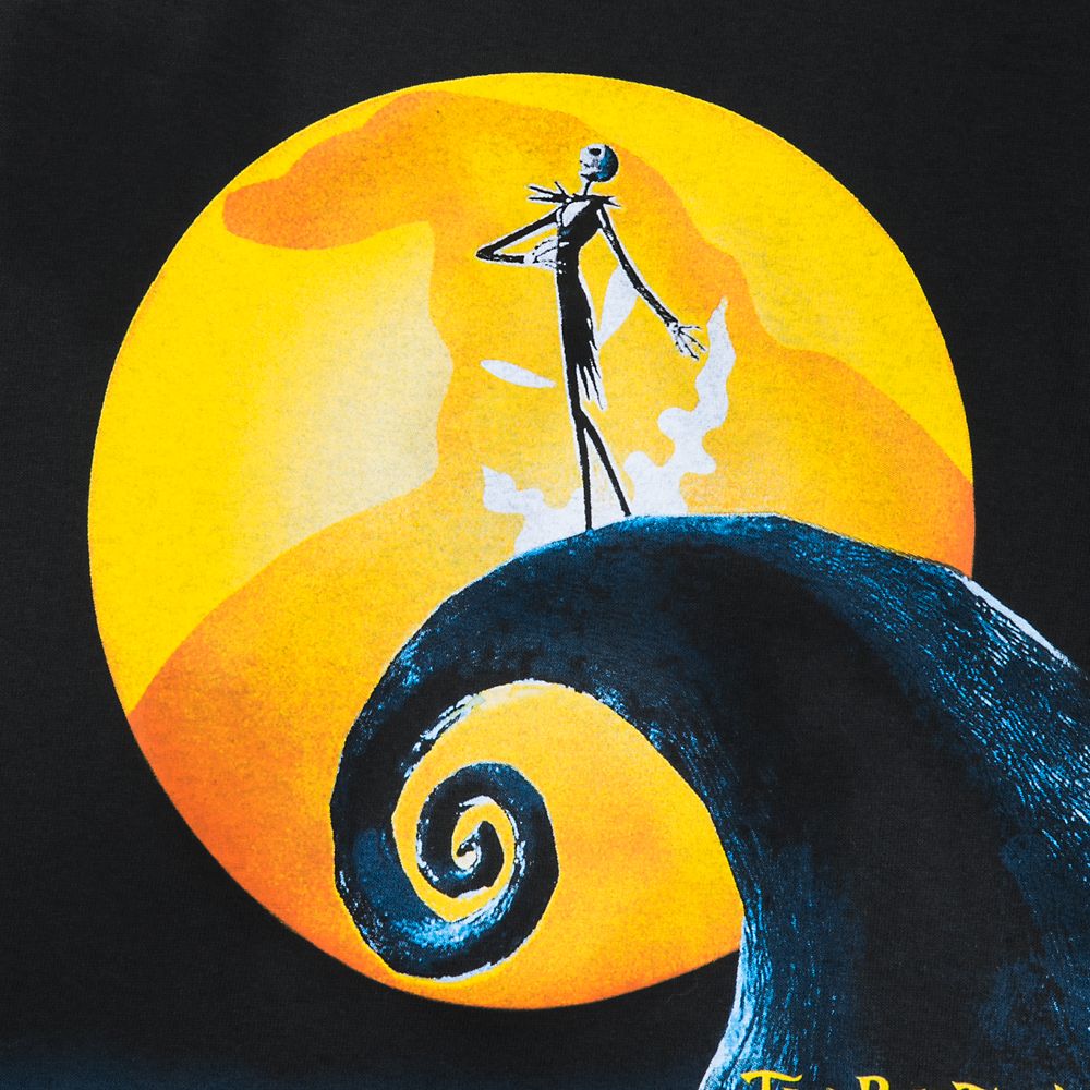 Tim Burton's The Nightmare Before Christmas Movie Poster T-Shirt for Adults