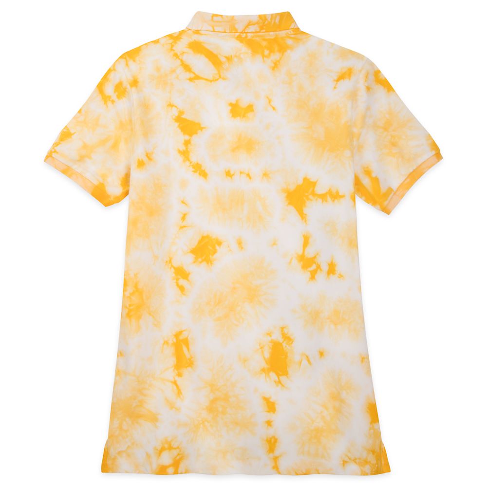 Disneyland Tie-Dye Polo Shirt for Men – Slim Fit – Yellow