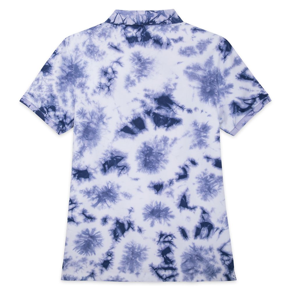 Disneyland Tie-Dye Polo Shirt for Men – Slim Fit – Blue