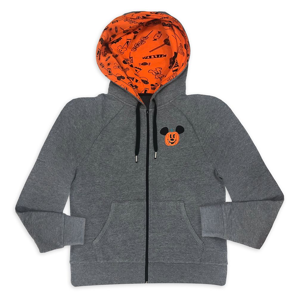 Mickey Mouse Halloween Zip Hoodie for Women  – Walt Disney World