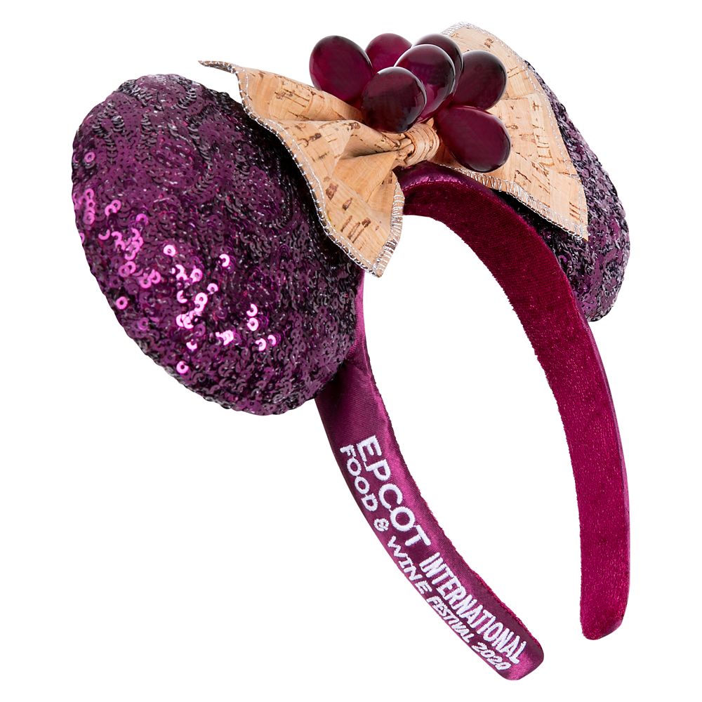 Minnie Mouse Sequined Ear Headband – Epcot International Food & Wine Festival 2020