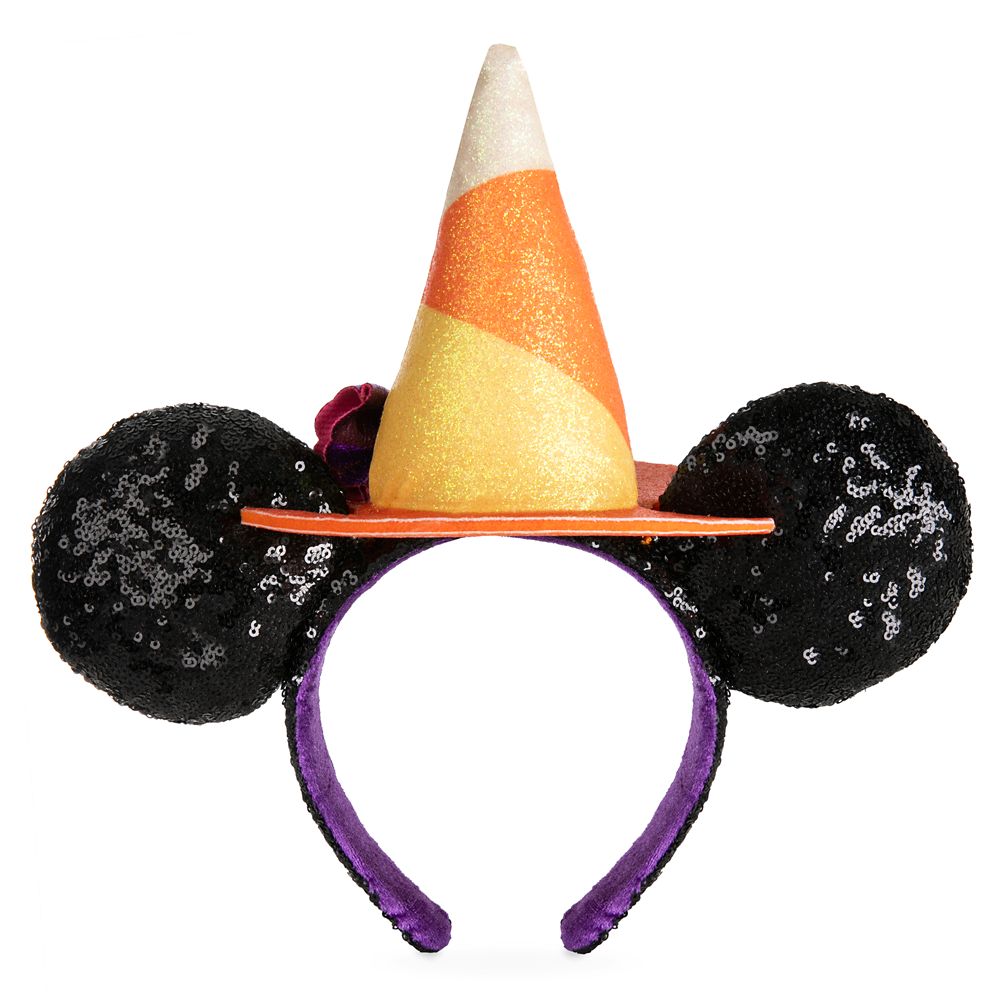 Minnie Mouse Halloween Witch Sequined Ear Headband