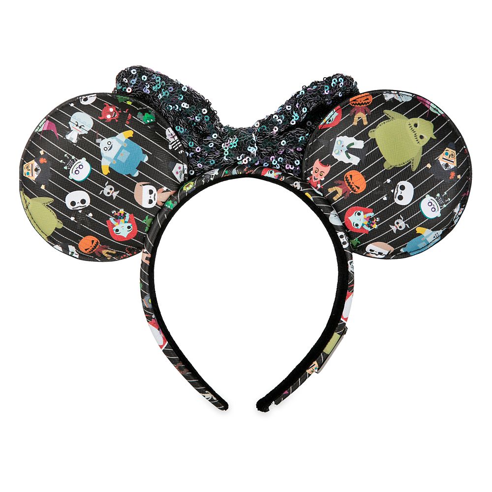 The Nightmare Before Christmas Minnie Mouse Ear Headband by Loungefly