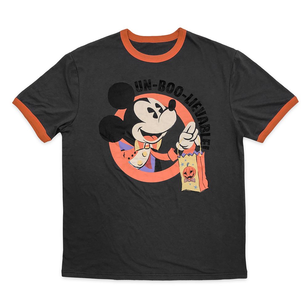 Mickey Mouse Halloween Ringer T-Shirt for Adults