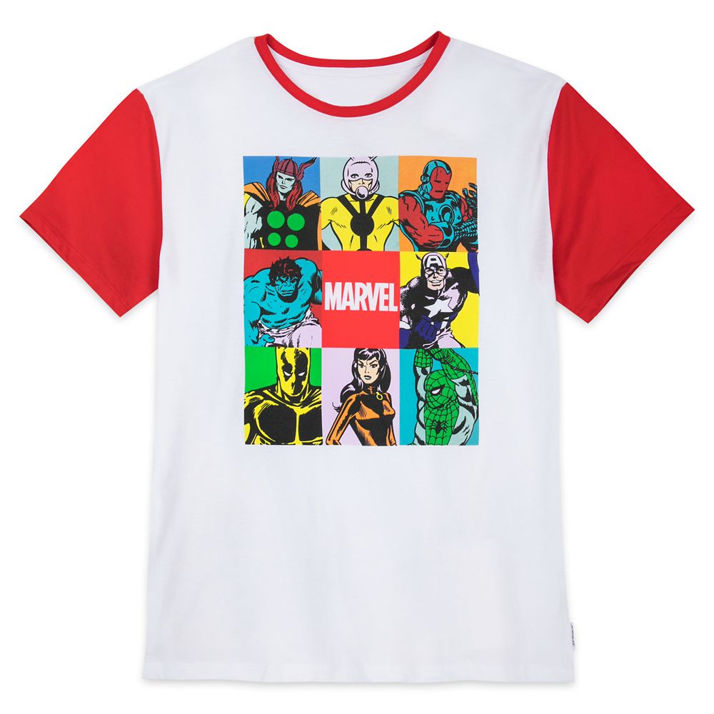 Marvel Avengers Color Block T-Shirt for Men by Our Universe