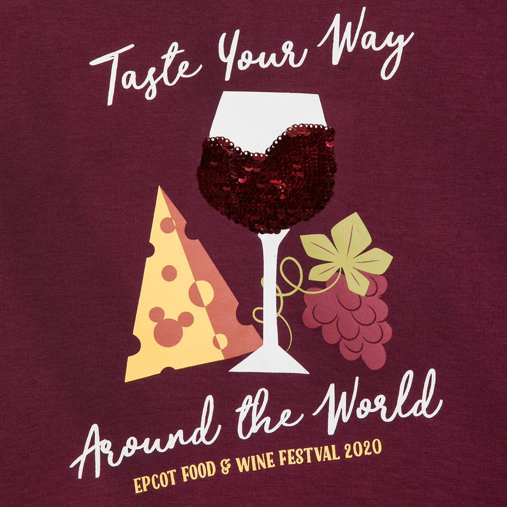 Epcot International Food & Wine Festival 2020 Reversible Sequin Top for Women
