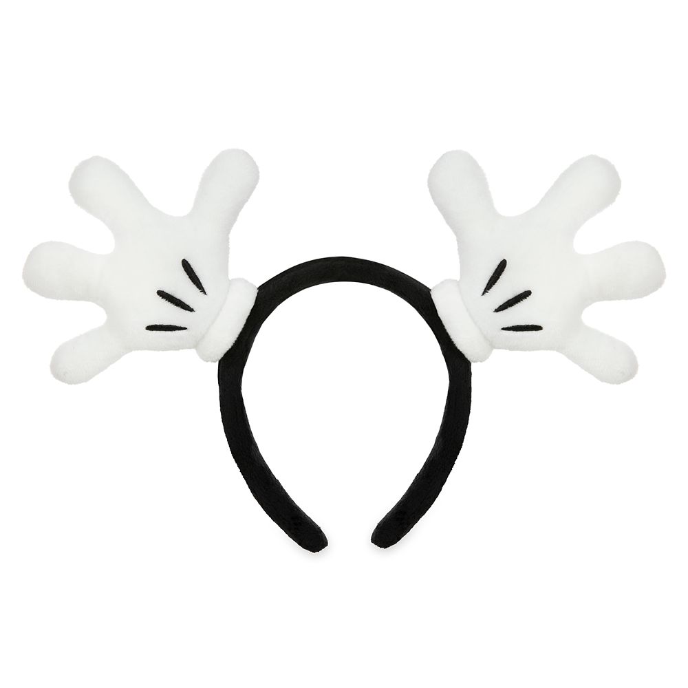 white mickey gloves