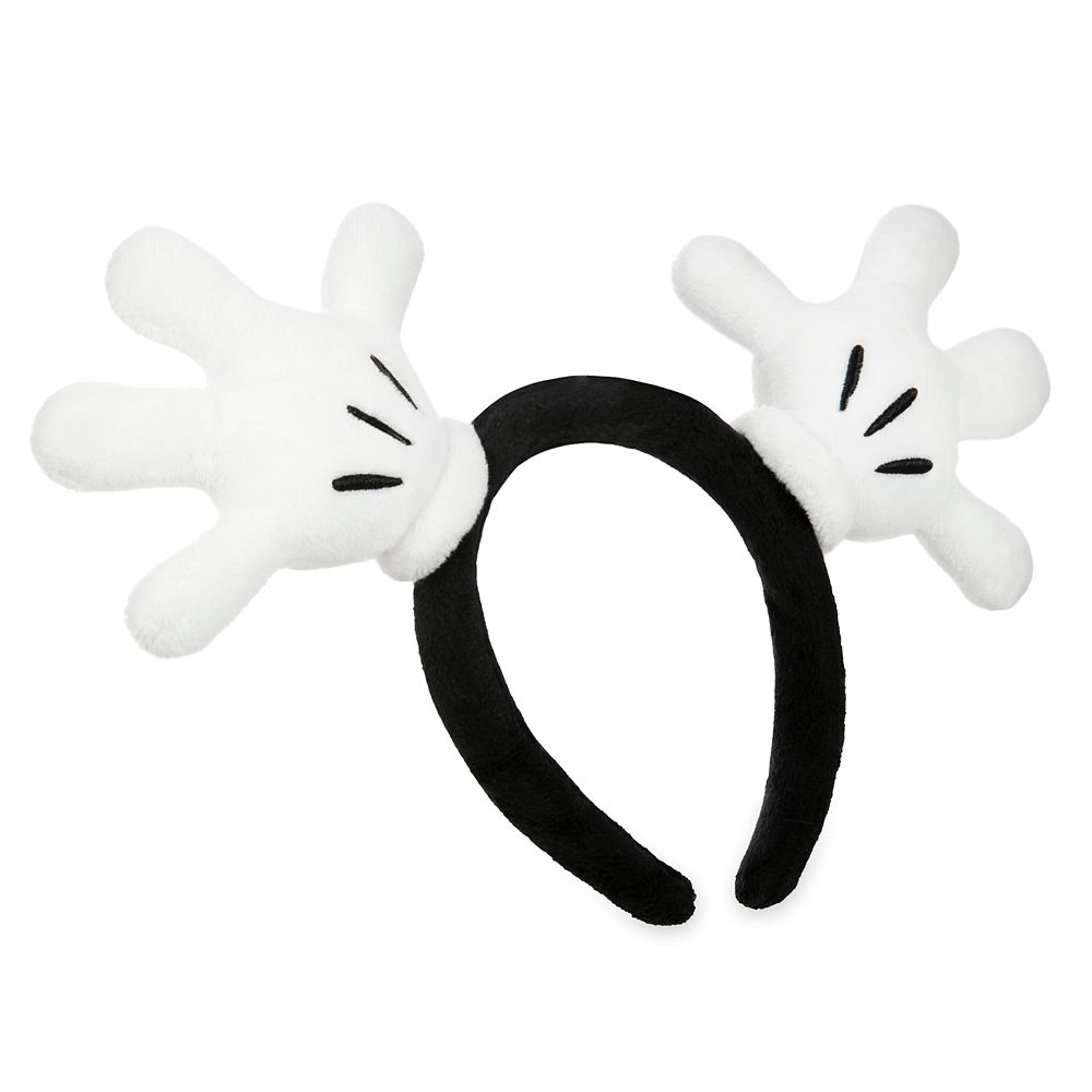 white mickey gloves