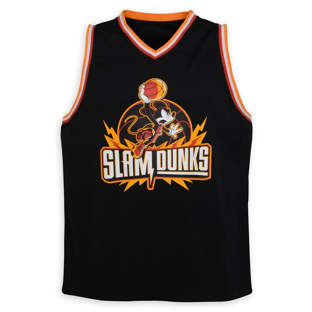 Mickey Mouse Slam Dunks Basketball Jersey for Adults – NBA Experience