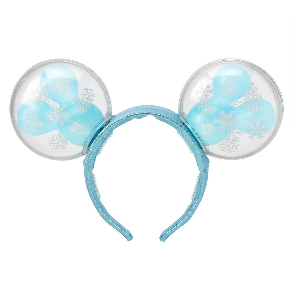 Mickey Mouse Snowflake Balloon Light-Up Ears Headband for Adults Official shopDisney